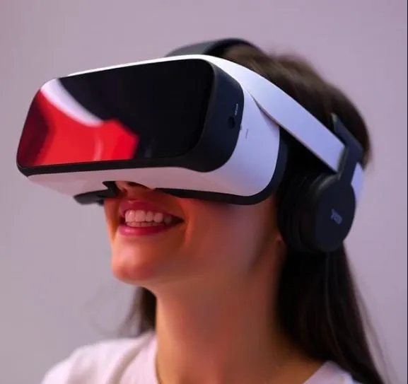 YouTube Vision Pro app launch announcement showing key features including 3D support, gesture controls, and 8K playback