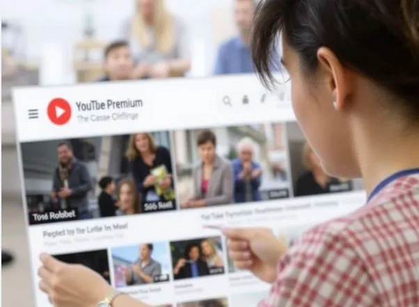 YouTube Premium Lite interface showing background play and offline download features on a mobile device screen in 2026.