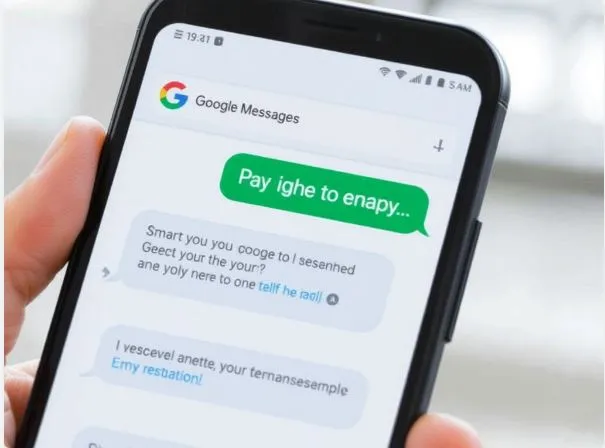 Google Messages Smart Reply Gets a Safer Mode — Here's What Tap to Draft Does 2 Google Messages Tap to Draft setting toggle showing Smart Reply options: Tap to Send and Tap to Draft in app settings menu.
