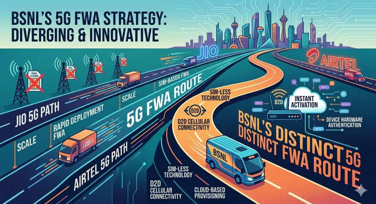 BSNL 5G FWA Launch: How It Differs From Jio and Airtel Networks