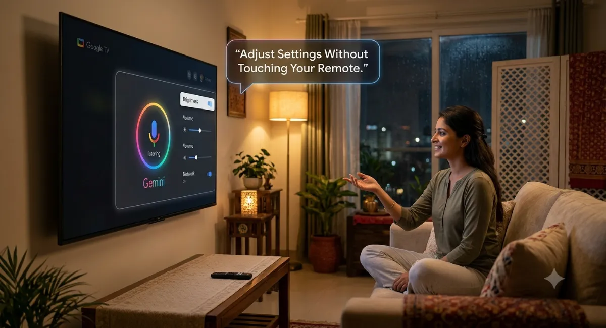 Google TV Gemini Voice Control: Adjust Settings Without Touching Your Remote