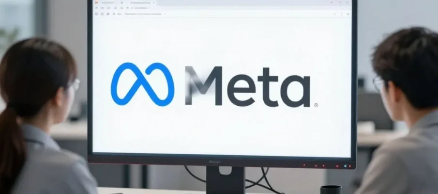 Meta AI app's For You feed showing AI-generated clickbait news prompts with no AI disclosure labels visible.