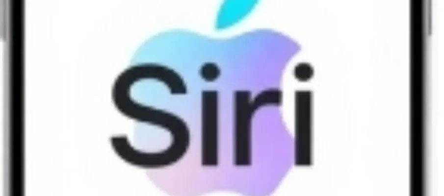 iPhone showing iOS 27 Siri chat interface in Dynamic Island with Liquid Glass design on Home Screen